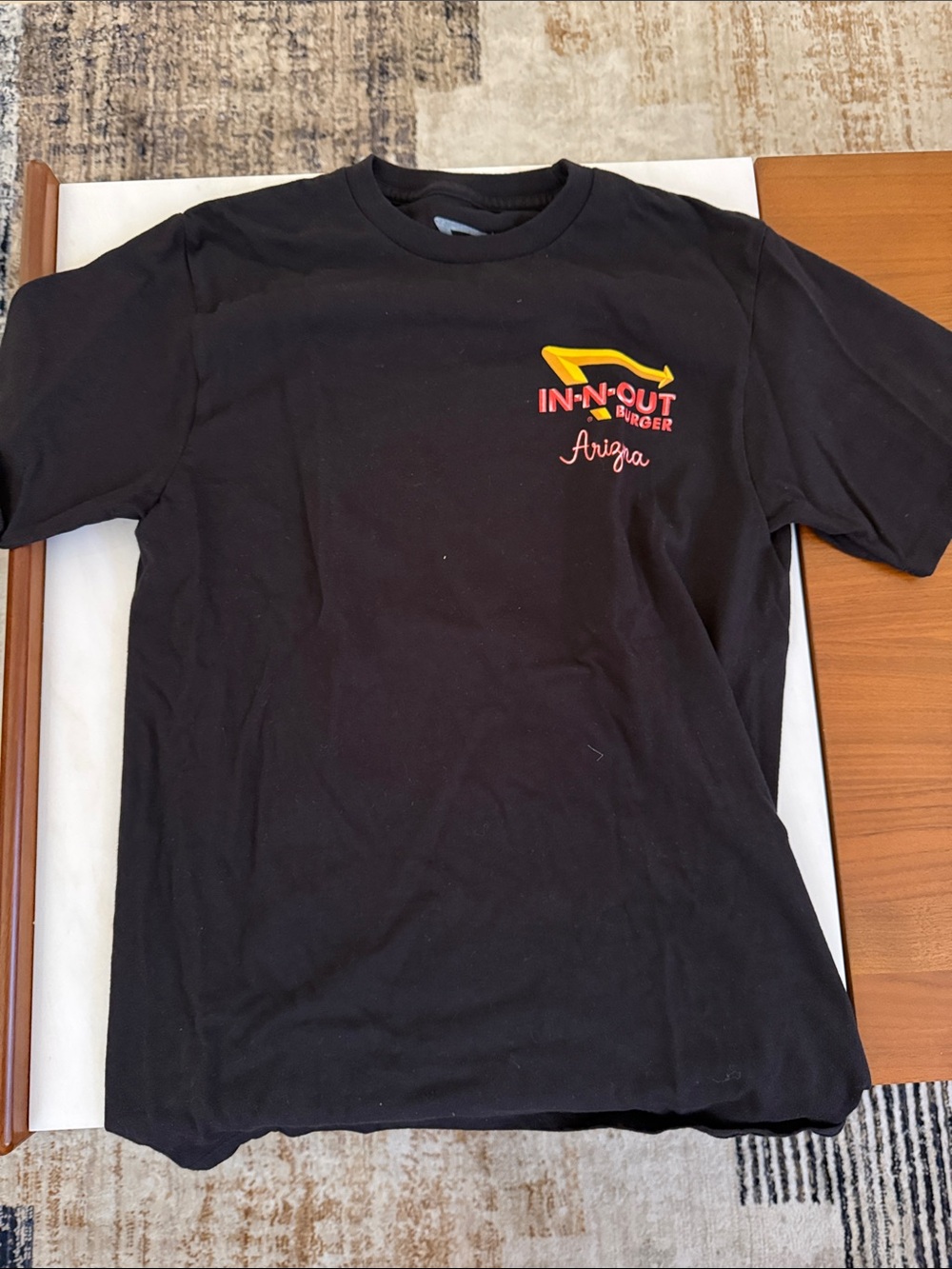 Arizona Black Short Sleeve Logo Tee